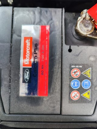 Batería Ford Motorcraft Calcium Plus 80Ah