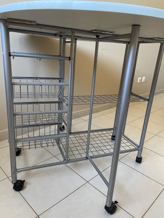 URGENTE_Mesa cocina plegable+2 taburetes