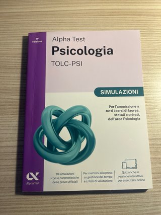 Alpha Test Psicologia TOLC-PSI 2026-2027. Simul...