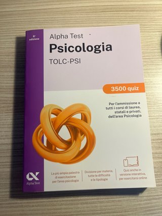 Alpha Test Psicologia TOLC-PSI 2026-2027. Simul...