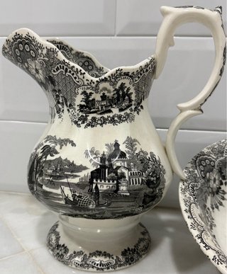 ANTIGUO JUEGO DE AGUAMANIL LA CARTUJA PICKMAN