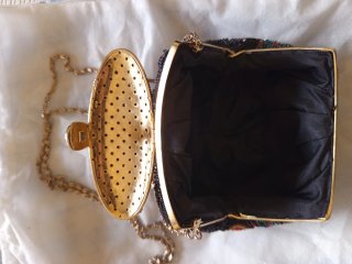 Pochette/Clutch vintage perline