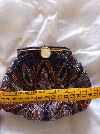 Pochette/Clutch vintage perline