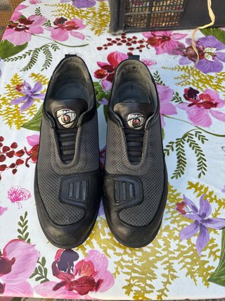Scarpe moto uomo nere/grigie