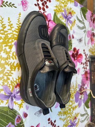 Scarpe moto uomo nere/grigie