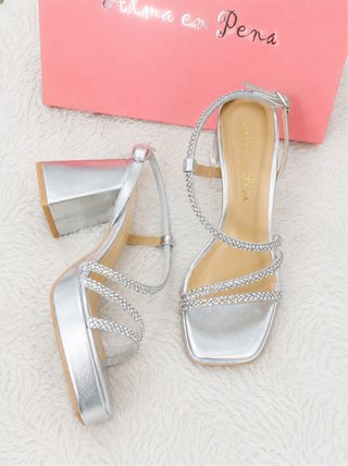Sandalias Alma en Pena Plataforma Strass
