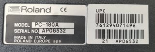 Teclat MIDI Roland PC-180A