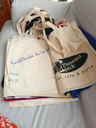 22 Bolsas de Tela Publicitarias