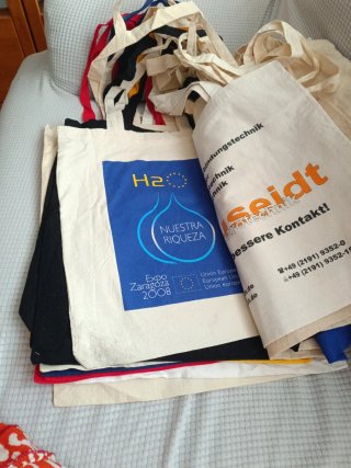 22 Bolsas de Tela Publicitarias