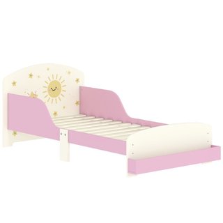 Letto per Bambini 3-8 Anni Basso in Legno con Spaz