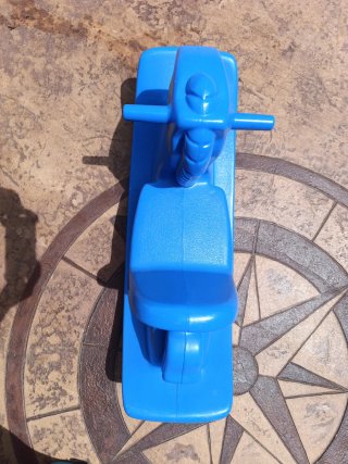 Caballito balancín Little Tikes azul