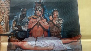 Cartel Cine El Templo del Oro (1986)