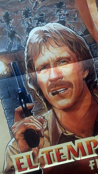 Cartel Cine El Templo del Oro (1986)