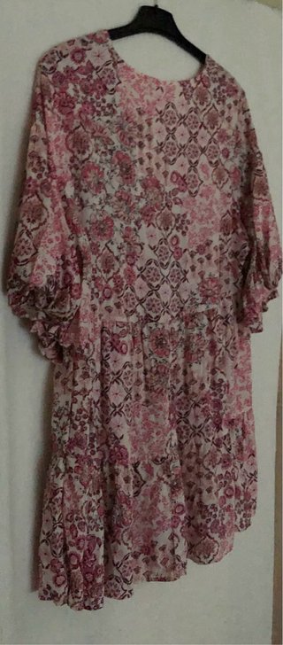 Vestido Zara fluido estampado floral talla S