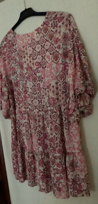 Vestido Zara fluido estampado floral talla S