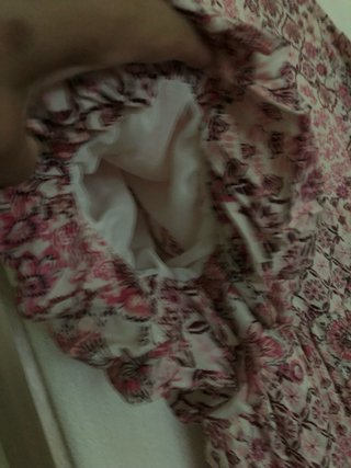 Vestido Zara fluido estampado floral talla S