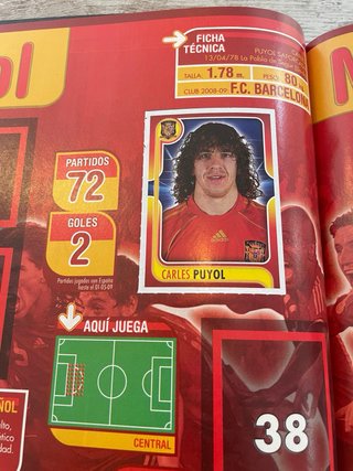 Álbum Panini Selección Española 2009