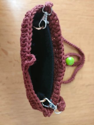 Bolso artesanal crochet
