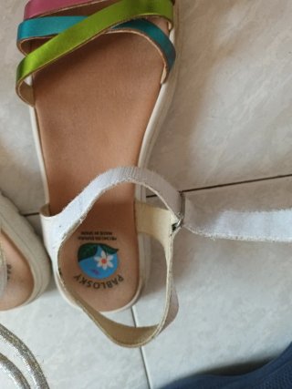 Sandali Pablosky per bambina multicolore e argento
