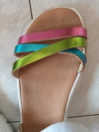 Sandali Pablosky per bambina multicolore e argento