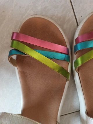 Sandali Pablosky per bambina multicolore e argento