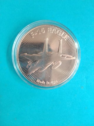 2 Onzas Cobre Puro Aviones P-51 Mustang F-15