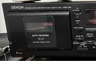 Platina Cassette Denon DRW-580 Doble