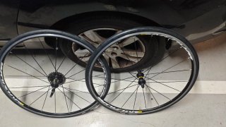 Ruedas Mavic Aksium + Cubiertas + Casete 11 v