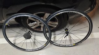 Ruedas Mavic Aksium + Cubiertas + Casete 11 v