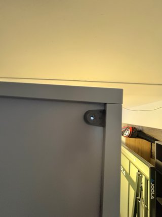Armario vestidor blanco y gris