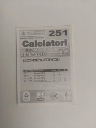 Card Lautaro Martinez e Mauro Icardi