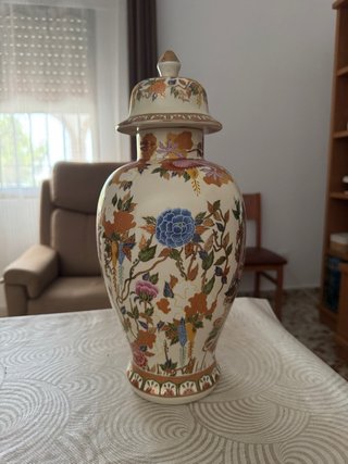 Jarrón de cerámica decorativo floral