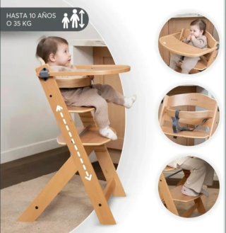 Trona evolutiva madera bebé