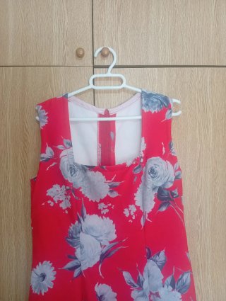 Vestido Flamenca Volantes Flores Talla Única