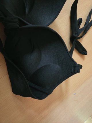 Top Bikini Push-Up H&M Negro talla 90B