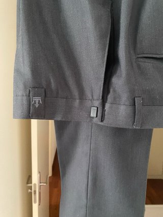 Traje Macson T56 Gris Marengo Ajustable en cintura