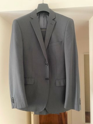 Traje Macson T56 Gris Marengo Ajustable en cintura