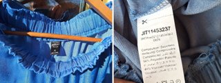 Short azul corto de verano naranja Talla 42 XL SG