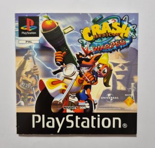 Crash Bandicoot 3 Warped PS1 Playstation + Demo