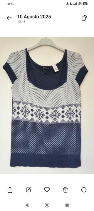 Camiseta de punto fino Talla L 3 eur