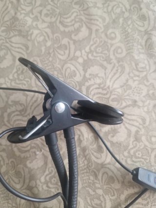 Aro de luz LED con pinza y soporte móvil