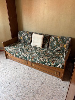 Sofá Cama Diván Convertible Madera