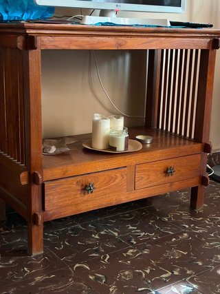 Mesa de TV de madera maciza