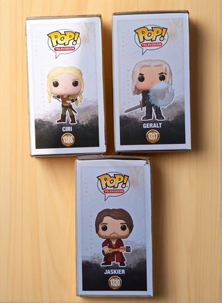Funko Pop! The Witcher Ciri, Geralt, Jaskier