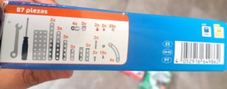 Juego construcción metálico Playtive