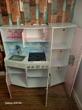 Cocinita de juguete rosa KidKraft
