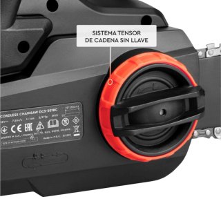 Motosierra DCS-201BC Batería 20V/4Ah + Cargador