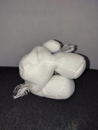 Orsetto peluche bianco con cappello viola Milka