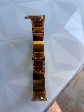 Pulsera Hermes H Dorada Negra