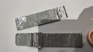Correa Milanesa Longines 22mm Plata
